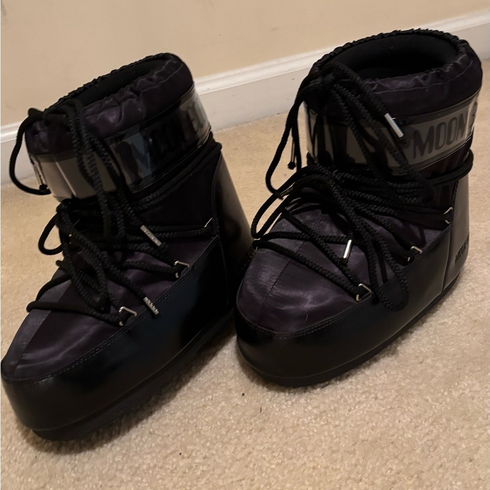 Moon Boot Black Winter & Rain Boots